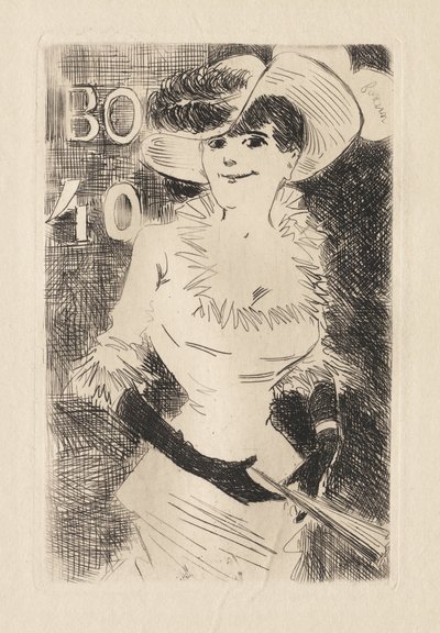 The Walker, 1880-86. af Jean Louis Forain