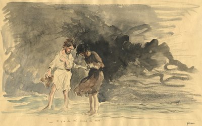 Der er majs i havet! af Jean Louis Forain
