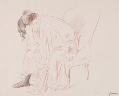 Kvinde siddende af Jean Louis Forain