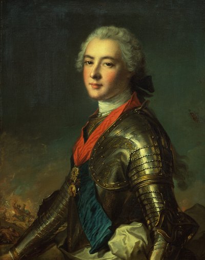 Portræt af Louis Jean Marie de Bourbon, hertug af Penthievre (olie på lærred) af Jean Marc (studio of) Nattier