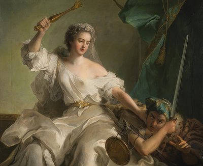 Allegori om retfærdighed, der bekæmper uretfærdighed af Jean Marc Nattier