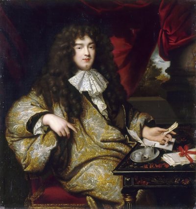 Jean-Baptiste Colbert, markis af Seignelay 1651-1690 af Jean Marc Nattier