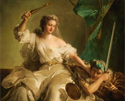 Retfærdighed, der straffer uretfærdighed, kaldte Madame Adélaïde af Frankrig for retfærdighed. af Jean Marc Nattier