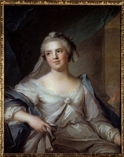 Portræt af Madame Henriette af Frankrig (1727-1752), datter af Ludvig XV, i vestalmaleri af Jean Marc (Jean-Marc) Nattier (1685-1766) af Jean Marc Nattier