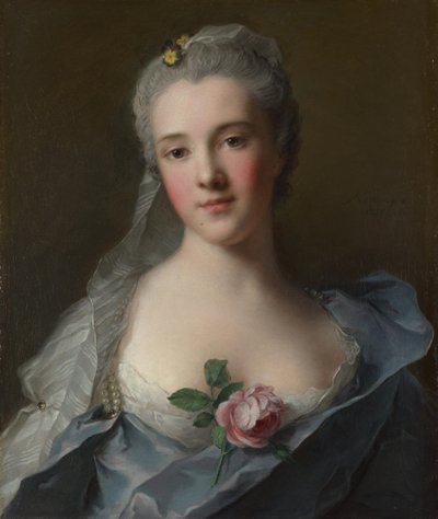 Portræt af Manon Balletti 17401776, 1757 af Jean Marc Nattier