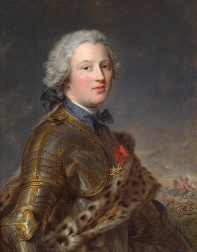 Portræt af Pierre Victor, baron de Besenval de Brünstatt 1722-1794, anden halvdel af det 18. årh. af Jean Marc Nattier