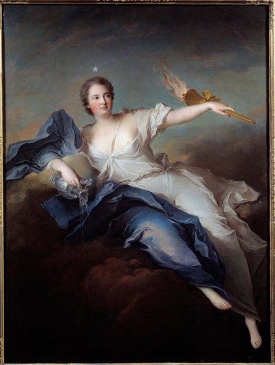 Portræt af hertuginden af ​​Chateauroux i Aurora (Marie Anne de Mailly Nesle af Jean Marc Nattier