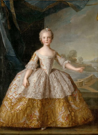 Prinsesse Isabella af Parma 1741-1763 som barn af Jean Marc Nattier