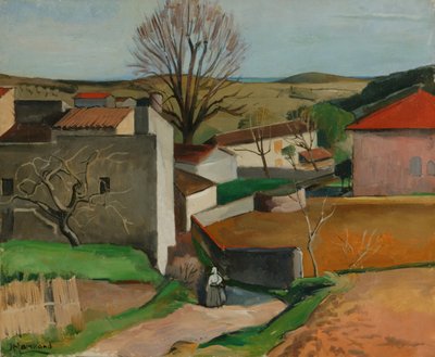 French Village (olie på lærred) af Jean Marchand