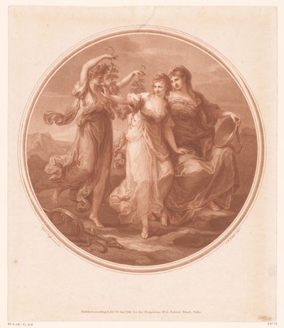 Skønhed (Bellezza) rådgivet af Prudence (Prudentia), afviser fristelserne fra Folly (Pazzia) af Jean Marie Delattre
