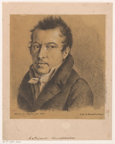 Portræt af Antoine Ignace Steyaert af Jean Matthieu Kierdorff