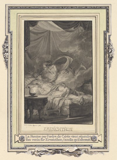 Hungersnøden efter ordre fra Ceres... af Jean Michel Moreau