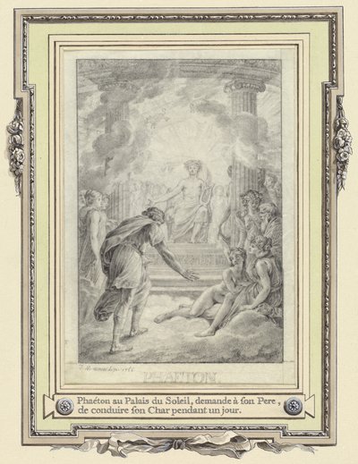 Phaeton ved Solpaladset... af Jean Michel Moreau