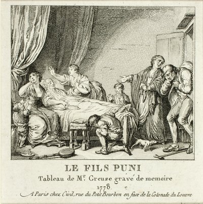 Den straffede søn af Jean Michel Moreau