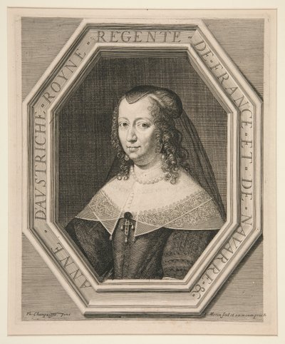 Anne af Østrig (1601-1666) af Jean Morin