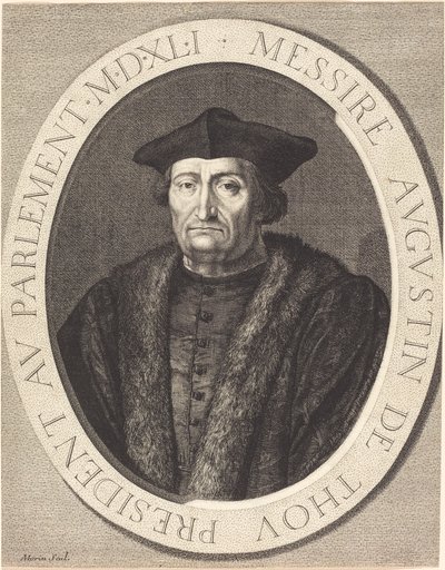 Augustin de Thou af Jean Morin