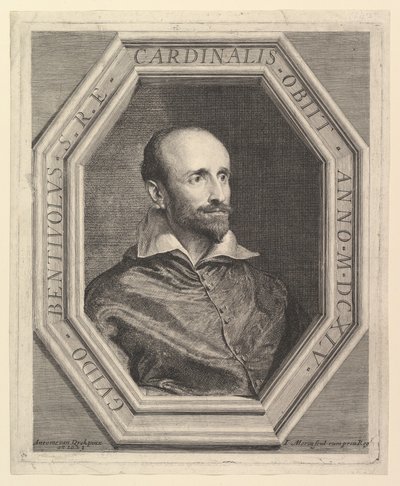 Kardinal Bentivoglio. af Jean Morin