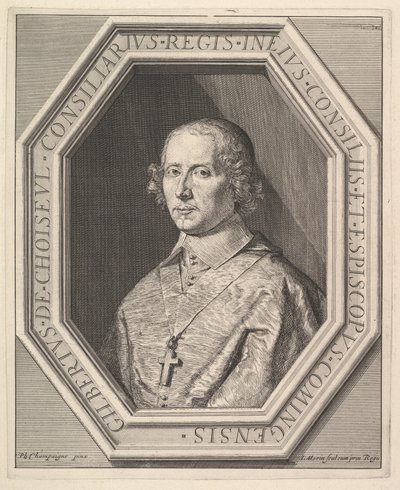 Gilbert de Choiseul-Praslin, biskop af Comminges. af Jean Morin