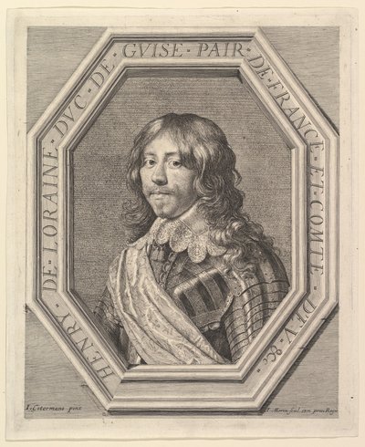 Henrik II af Lorraine, hertug af Guise. af Jean Morin