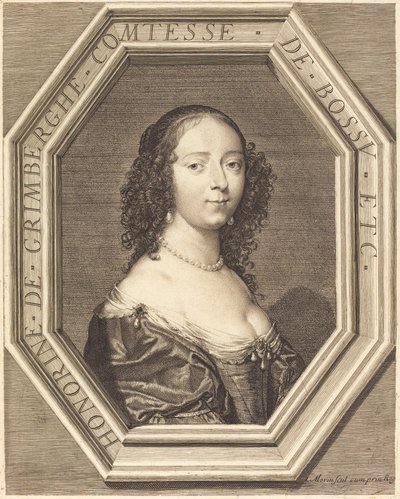 Honorine Grimberge, grevinde af Bossu af Jean Morin