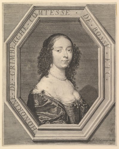 Honorine de Grimberghe, Countess of Bossu. dani af Jean Morin