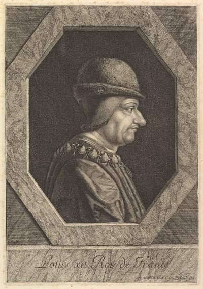 Ludvig XI, konge af Frankrig. af Jean Morin