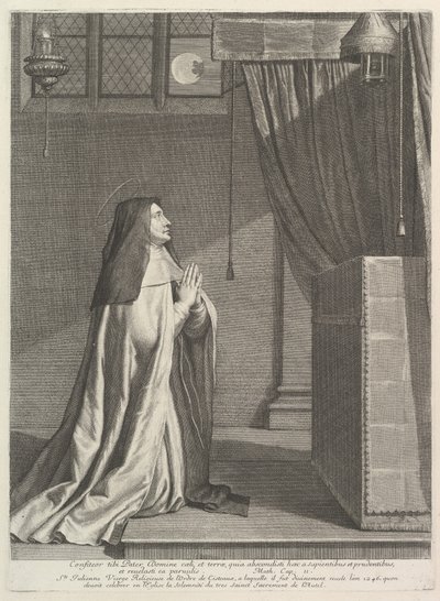 Saint Julienne af Mont-Cornillon. af Jean Morin
