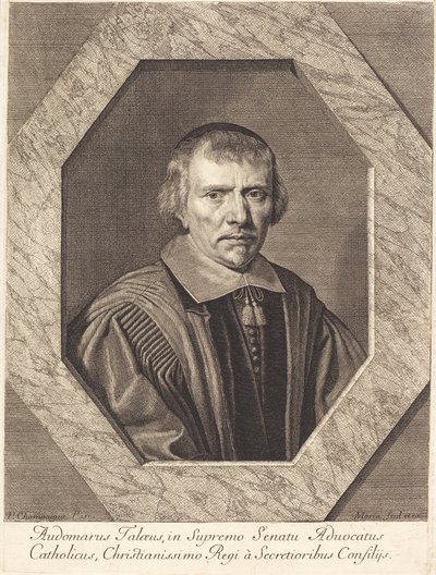 Omer Talon af Jean Morin after Philippe de Champaigne