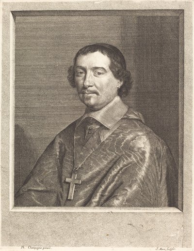 Pierre Berthier af Jean Morin after Philippe de Champaigne
