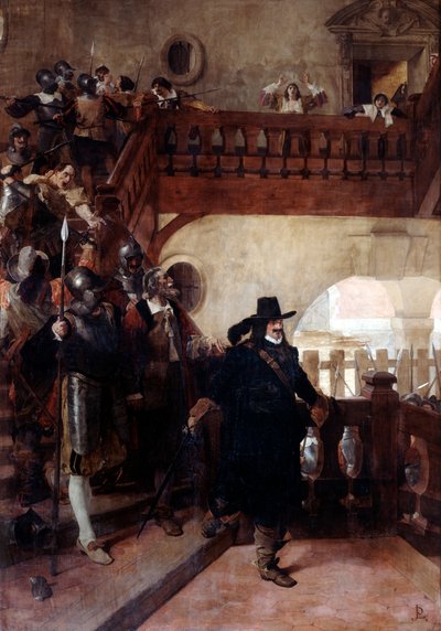 Arresten af rådmand Broussel, 26. august, 1648 19. tidlige 20. århundrede af Jean Paul Laurens