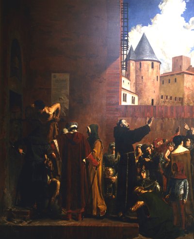 Belejringen af Carcassonne, 1209 c1858-1921 af Jean Paul Laurens