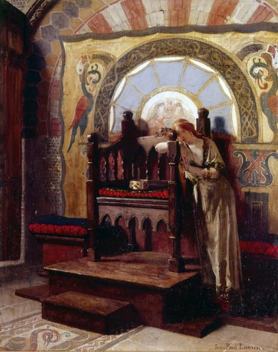 Den sidste karolingers trone af Jean Paul Laurens