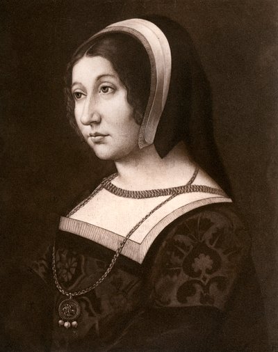 Ukendt kvinde, tidligere kendt som Margaret Tudor, c1520, 1902. af Jean Perreal
