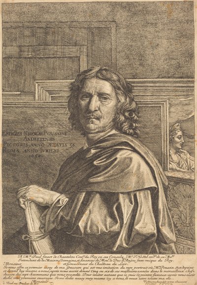 Nicholas Poussin af Jean Pesne after Nicolas Poussin
