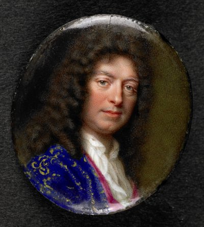 Portræt af en mand af Jean Petitot (le vieux) (attributed to)