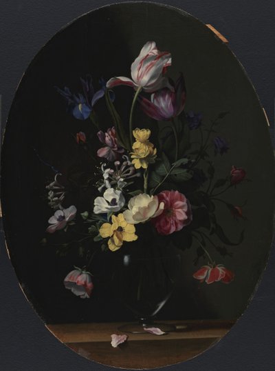 En vase med blomster af Jean Picart