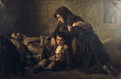 Maleri, titel ukendt, midten af 1800-tallet af Jean Pierre Alexandre Antigna
