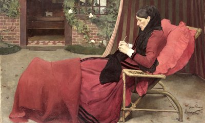 Portræt af min mor, 1902 af Jean Pierre Laurens
