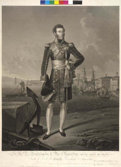 Dauphin af Frankrig Louis Anton af Jean Pierre Marie Jazet