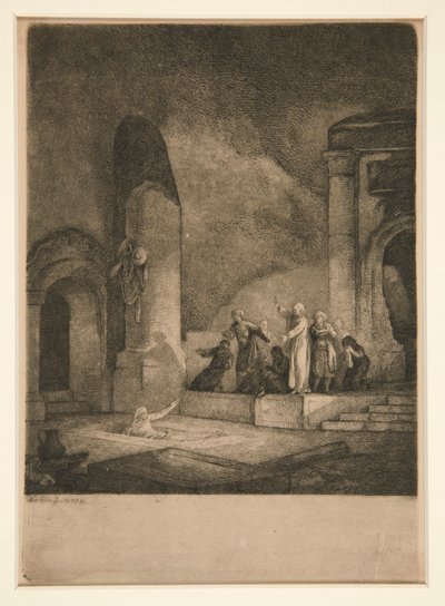 Opdragelse af Lazarus af Jean Pierre Norblin