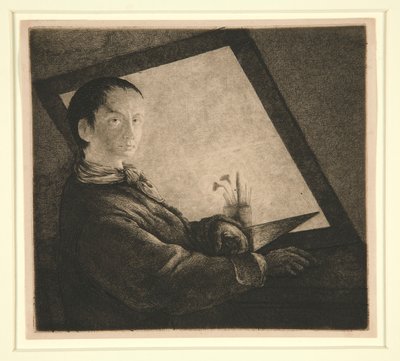 Selvportræt af Jean Pierre Norblin