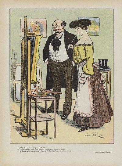 Illustration til Le Rire af Jean Plumet