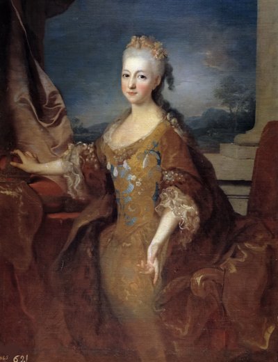 Louise Elisabeth dOrléans 1709-1742, dronning af Spanien, 1724. af Jean Ranc