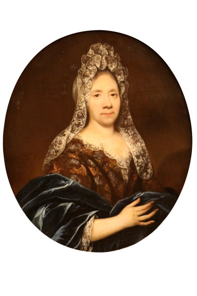 Portræt af en stor dame. af Jean Ranc