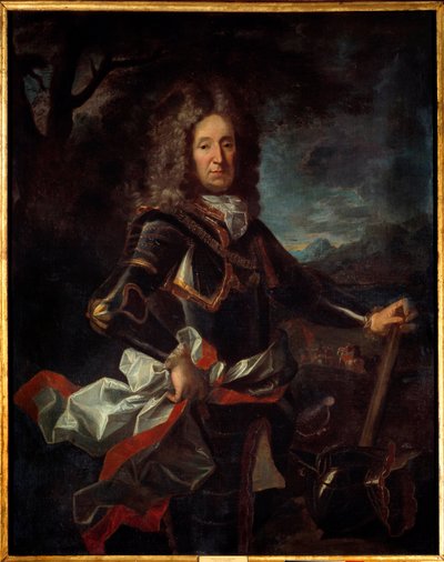 Portræt af Charles Henri de Lorraine, Prins af Vaudemont (1649-1723), søn af Charles IV. Maleri af Jean Ranc (1674-1735) af Jean Ranc