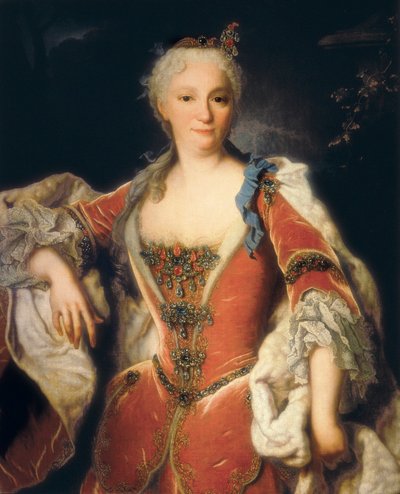 Portræt af Elisabeth Farnese (Parma af Jean Ranc