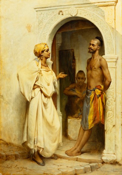 Flirt, af Jean Raymond Hippolyte Lazerges