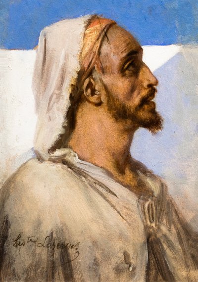 Portræt af en araber af Jean Raymond Hippolyte Lazerges
