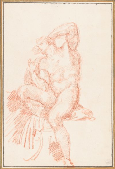 Ignudo fra Det Sixtinske Kapels loft af Jean Robert Ango