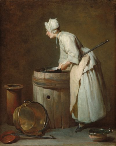 Bryggeripigen, ca. 1738. af Jean Baptiste Simeon Chardin